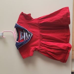 Tommy Hilfiger red dress 6-12 months